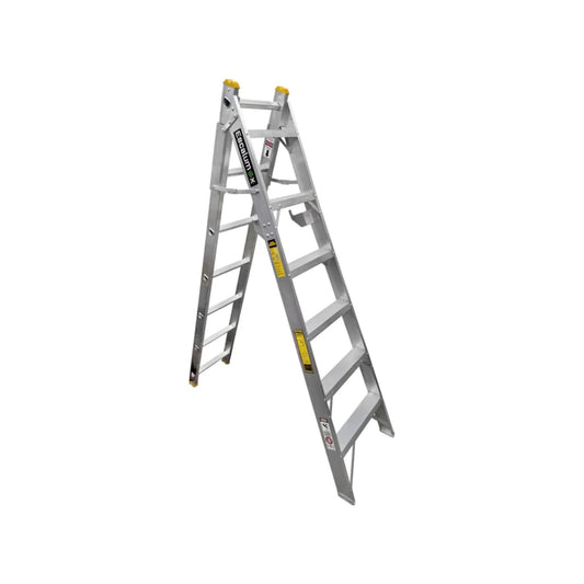 Escalera multiposición de aluminio Escalumex, convertible a tijera y extensión, para trabajos profesionales