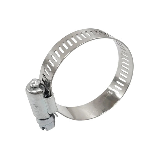 Abrazadera sin fin metálica Legión LGN, ajustable con tornillo, plateada brillante para mangueras y tuberías