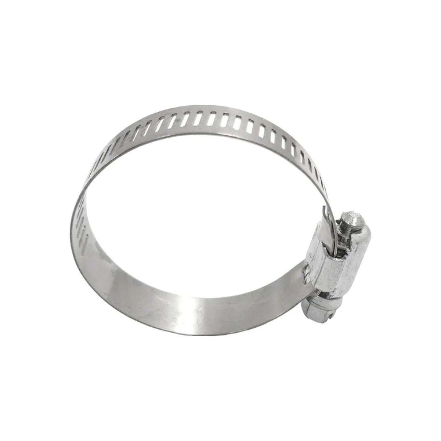 Abrazadera de manguera ajustable con tornillo sin fin de acero inoxidable, para fijación segura en plomería y automotriz