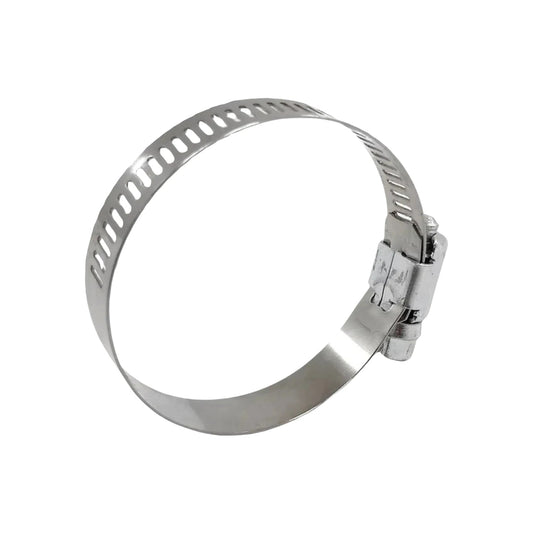 Abrazadera sin fin de acero inoxidable ajustable con tornillo para mangueras y tuberías