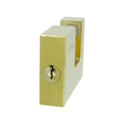 Candado 38 x 60 mm para cortina dorado Lobo 4001-64