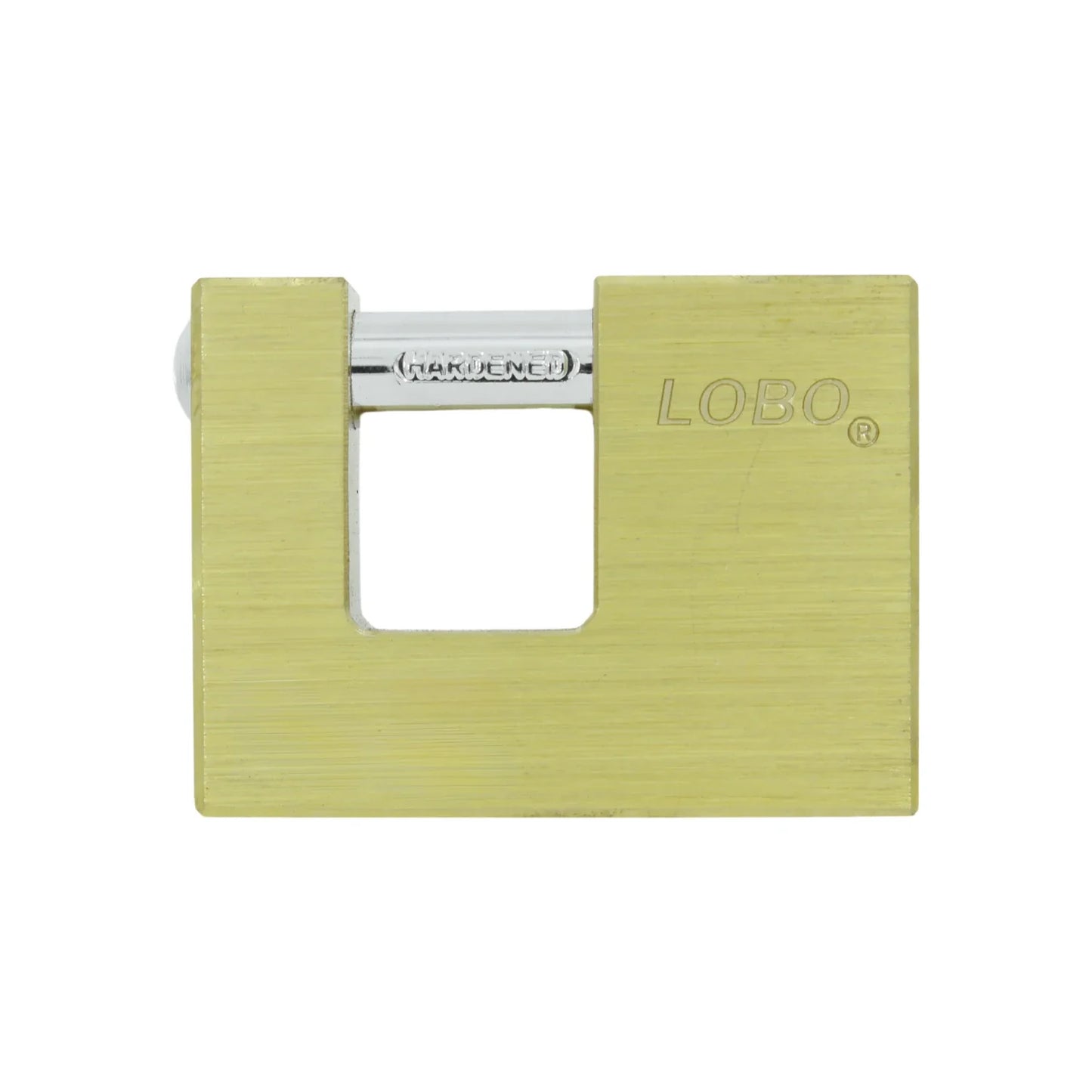 Candado 38 x 60 mm para cortina dorado Lobo 4001-64