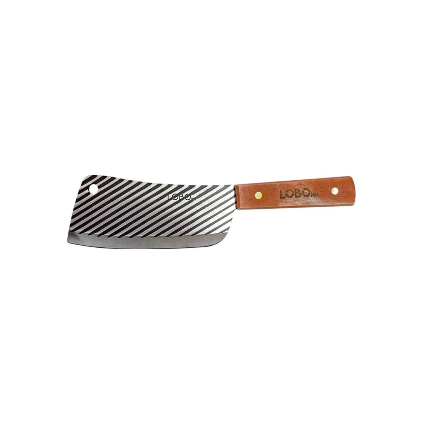 Hachuela 6.5" para carnicero acero carbón Lobo L-826