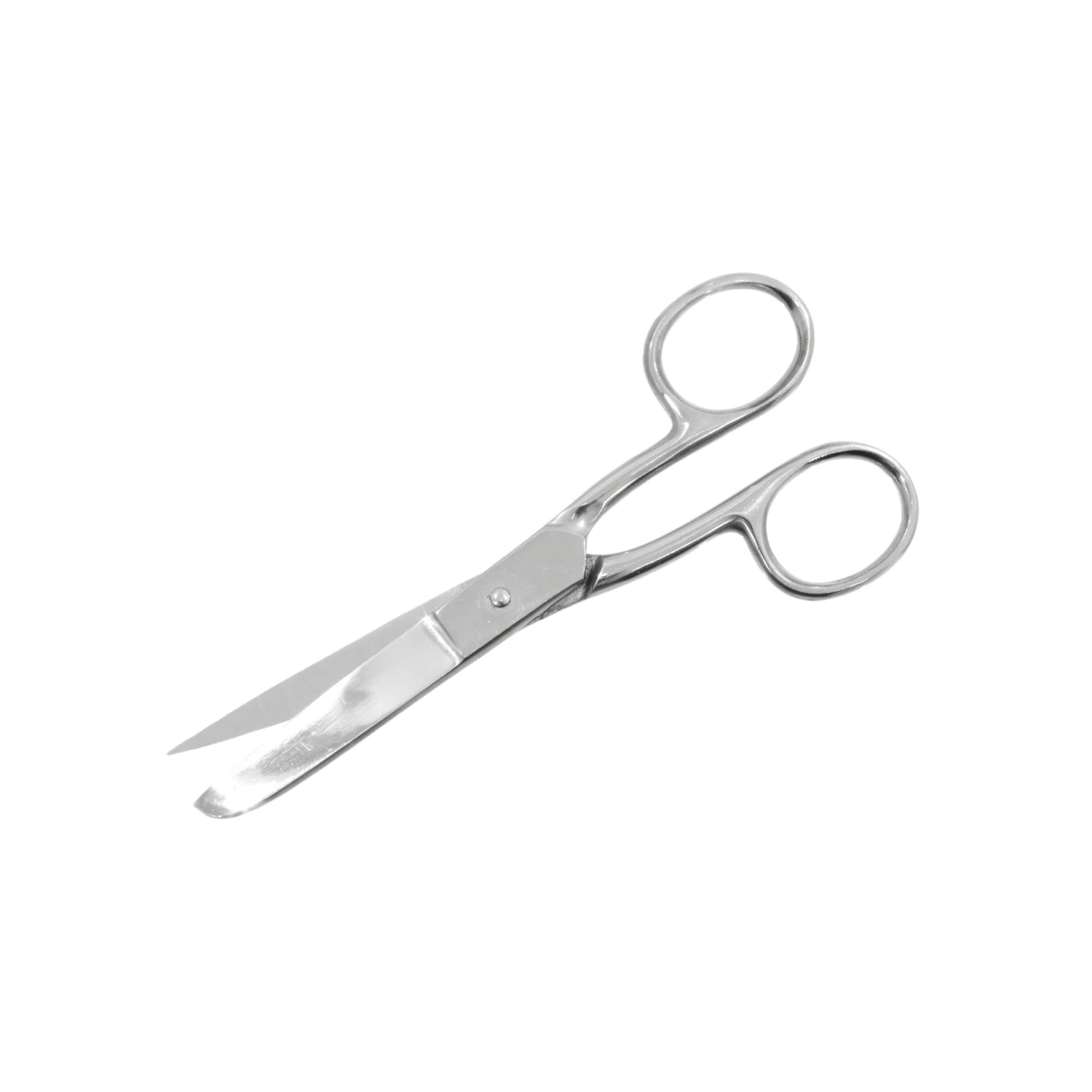 Tijeras de costura 5 pulgadas metálicas color plata para tela, hilo y manualidades, corte preciso y duradero