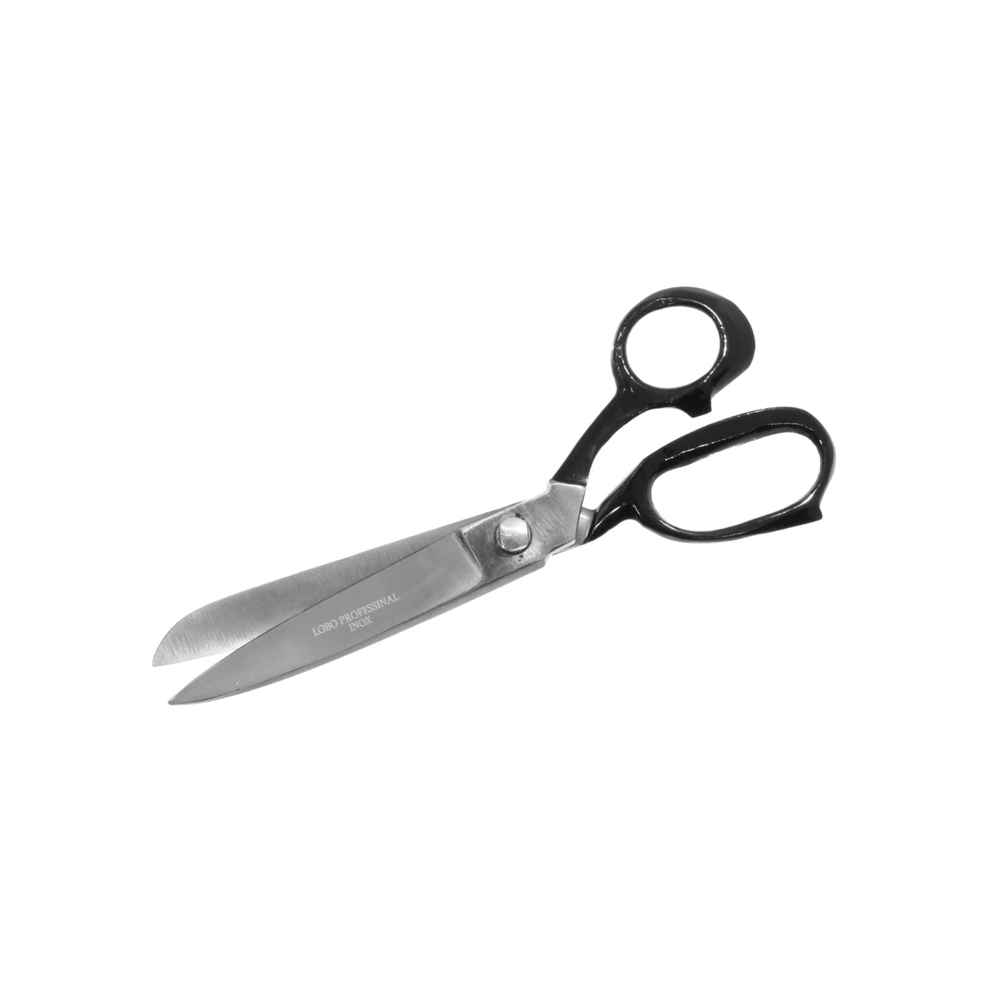 Tijeras sastre profesional Lobo 9 pulgadas, hojas acero inoxidable INOX, mangos negros ergonómicos