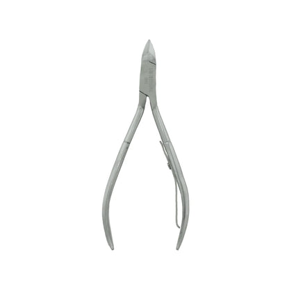 Alicate para manicure  4" recta acero inoxidable Lobo 1000-04