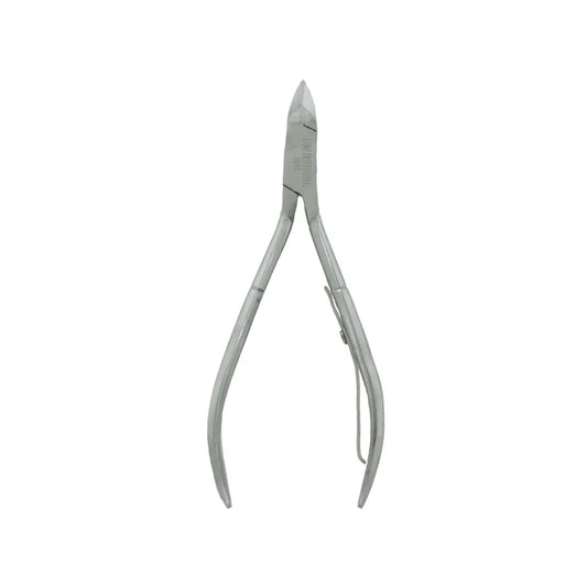 Alicate para manicure  4" recta acero inoxidable Lobo 1000-04