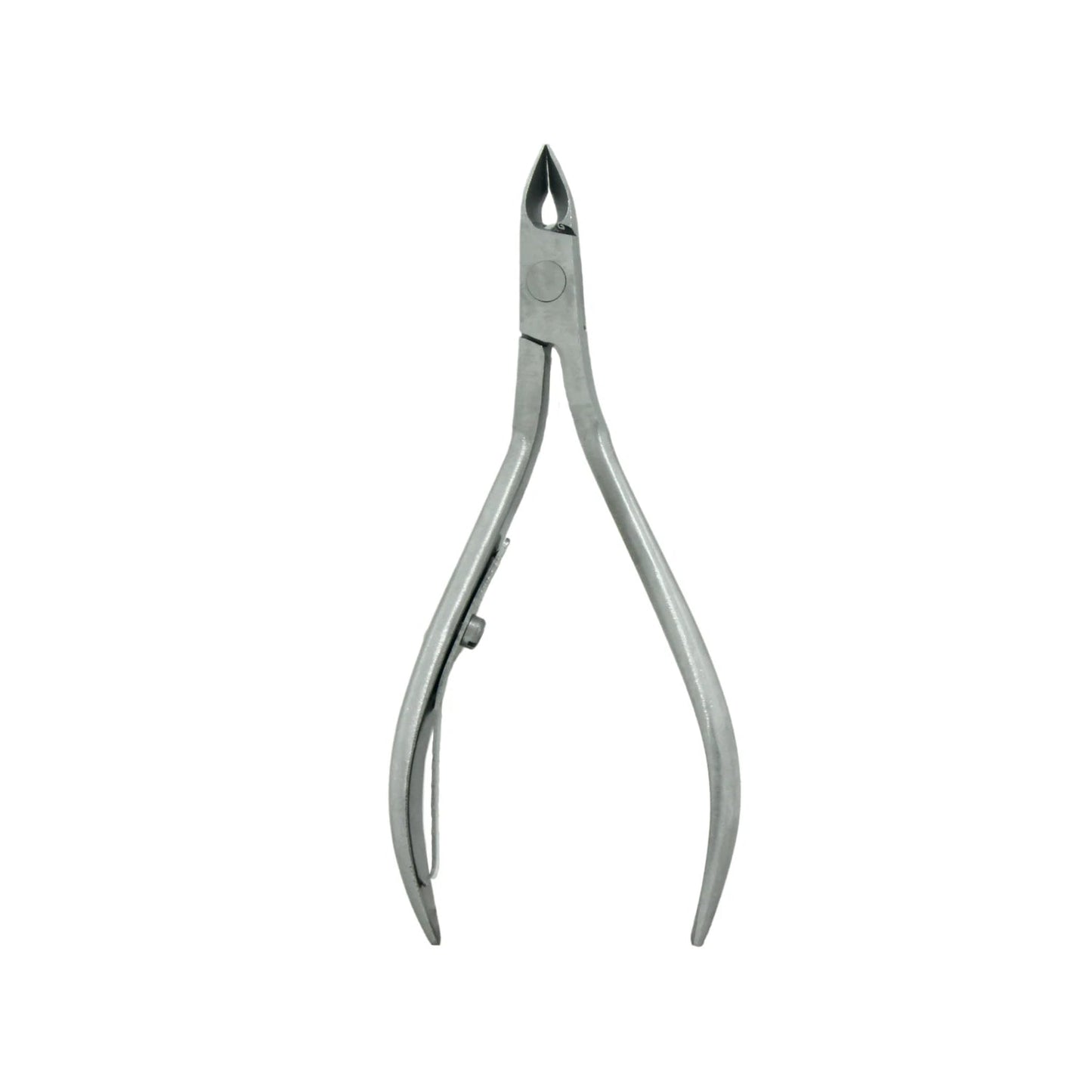 Alicate de manicure 3.8" para cutículas, de acero inoxidable con filo recto y puntas finas