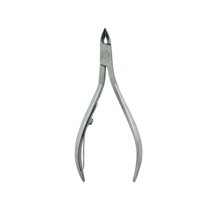 Alicate de manicure 3.8" para cutículas, de acero inoxidable con filo recto y puntas finas