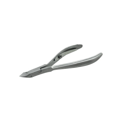 Alicate para manicure recto de 3.8" en acero inoxidable para corte preciso de cutículas