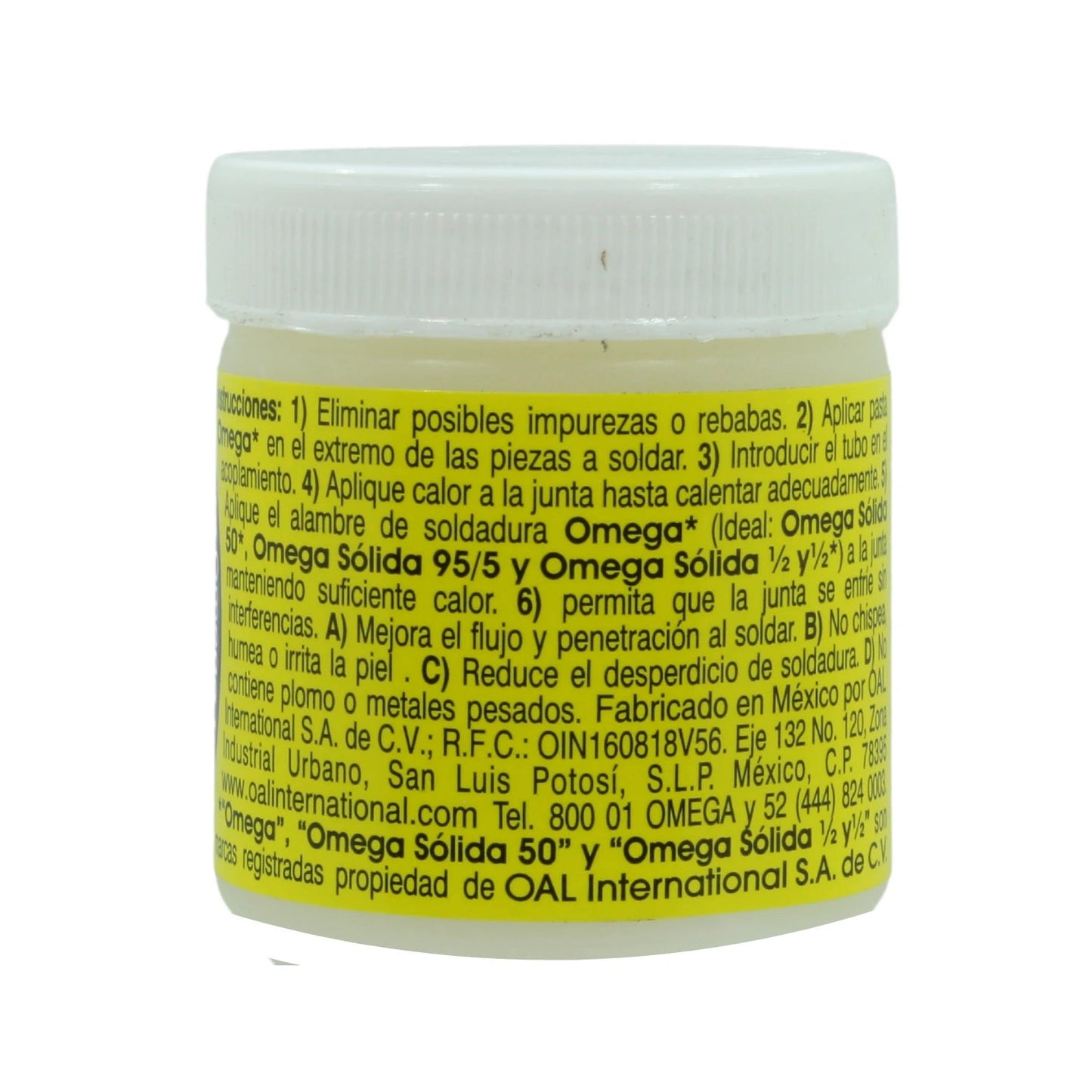 Pasta para soldar Omega, fundente de soldadura profesional para uniones fuertes en metales