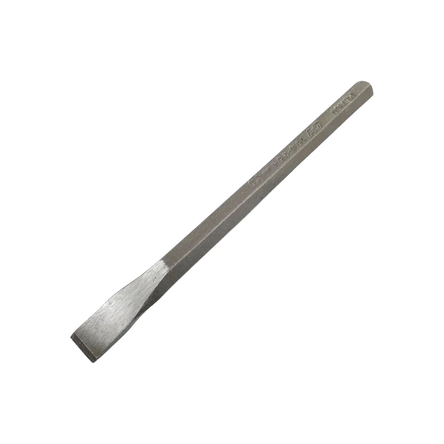 Cincel plano CH 5/8x10 pulgadas de acero forjado fabricado en México para albañilería y metal.