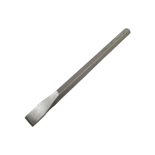Cincel plano de acero hexagonal CH MEXICO para albañilería y mampostería