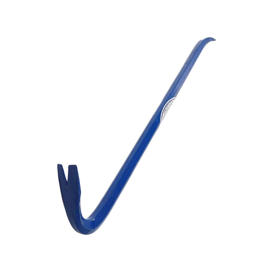 Barreta de uña azul de acero, herramienta pata de cabra para demolición y extracción de clavos
