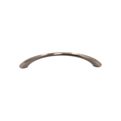 Jaladera arco níquel satinado para muebles de cocina y cajones