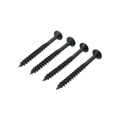 Pijas para madera negras Phillips de cabeza avellanada, punta fina para construcción