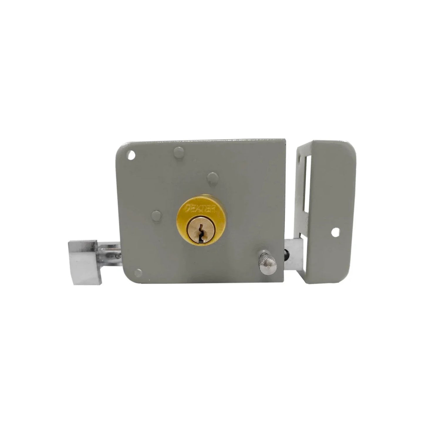 Cerradura/Chapa sobreponer derecha niquelada Dexter 6760