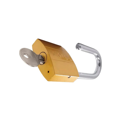 Candado 50 mm gancho largo dorado Dexter 16918