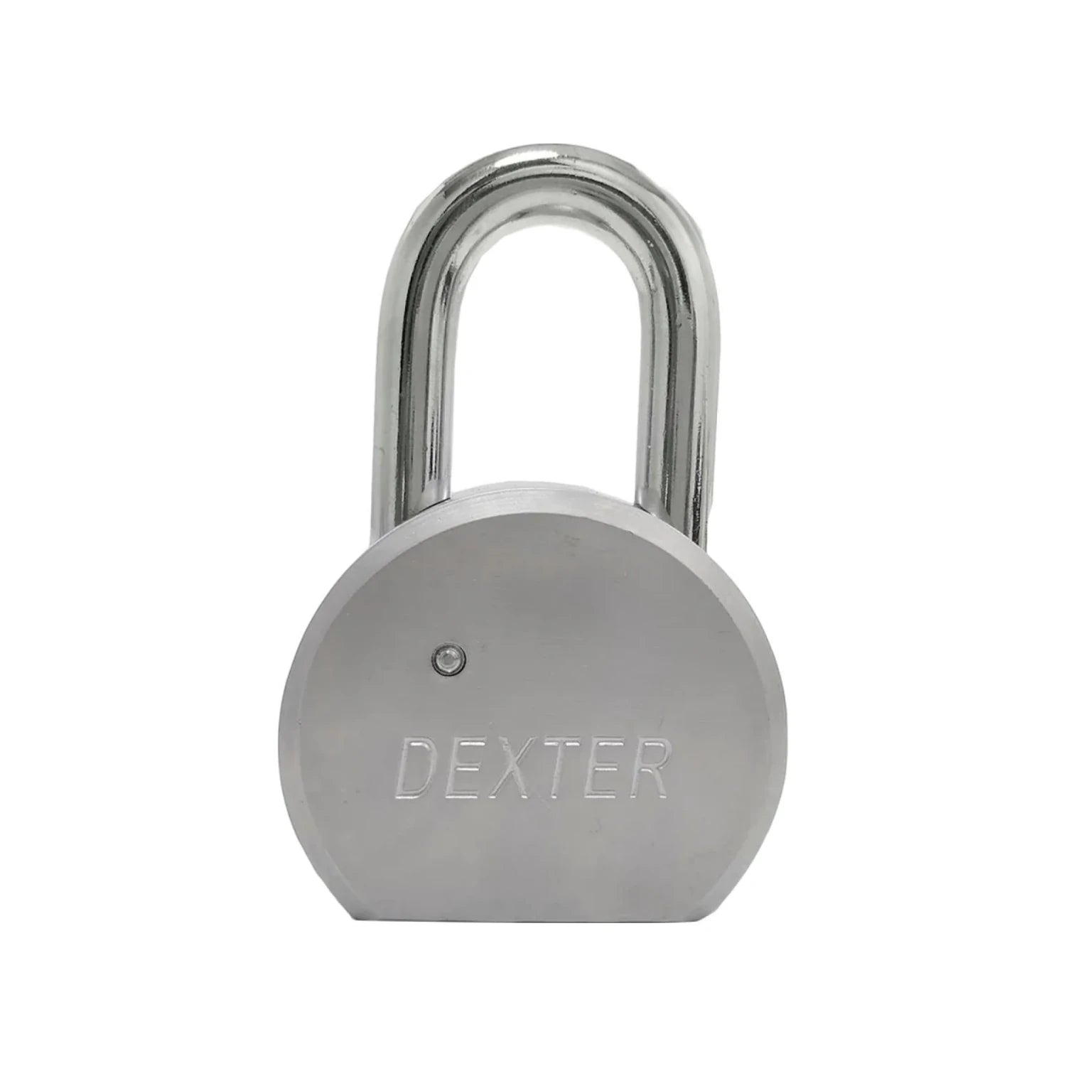 Candado Dexter de disco 65mm plata con gancho corto