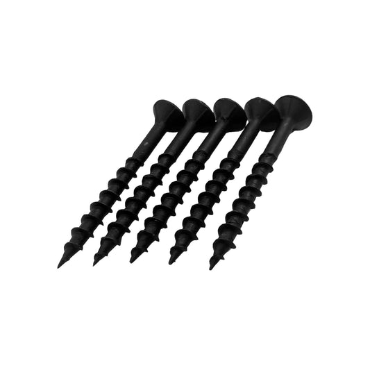 Pijas Phillips negras de rosca gruesa para madera y tablaroca