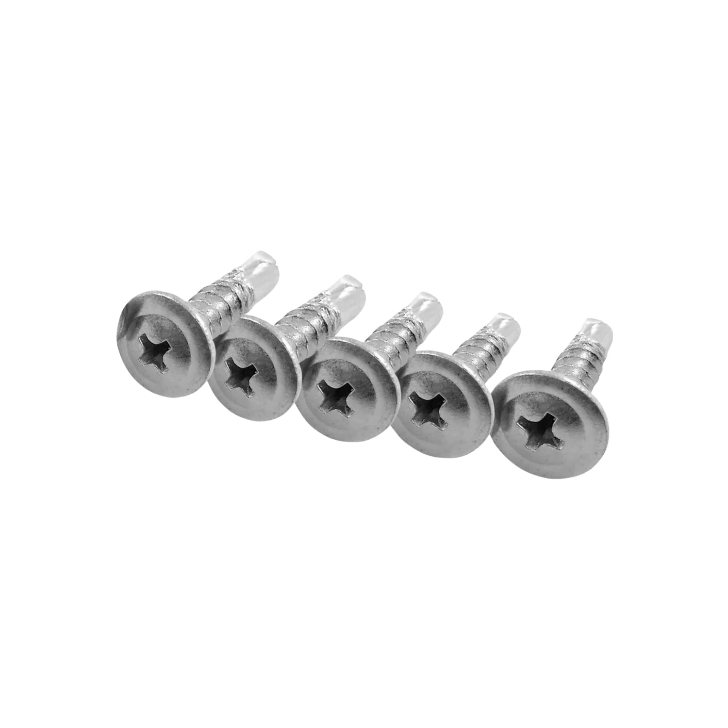 Tornillos punta de broca Phillips cabeza de arandela galvanizados para metal