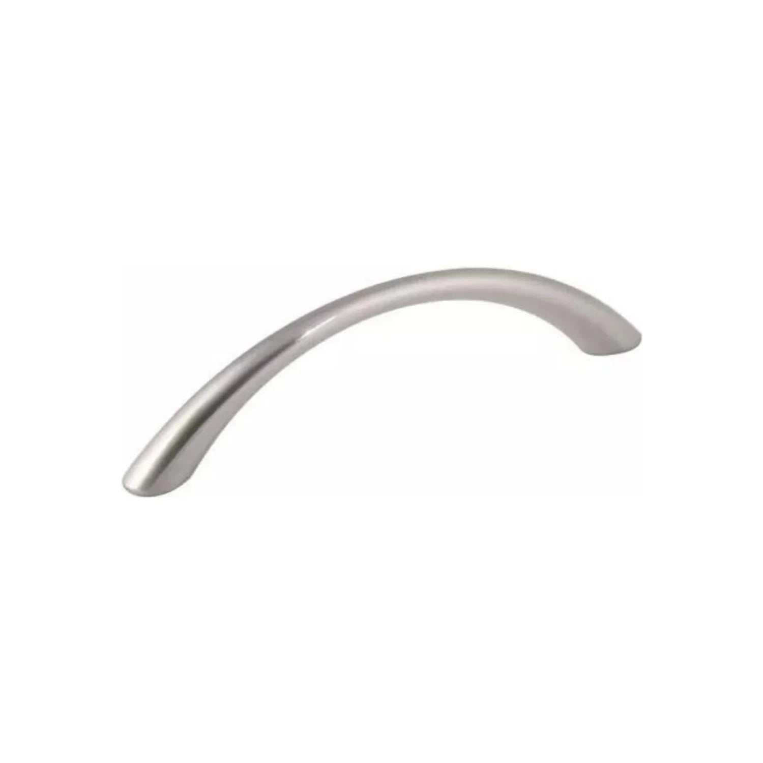 Jaladera de arco níquel satinado 96mm para gabinetes y cajones de cocina o muebles