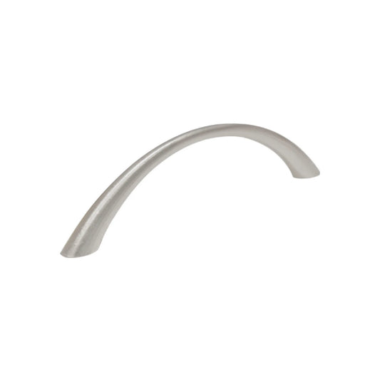 Jaladera de arco para gabinetes color níquel satinado