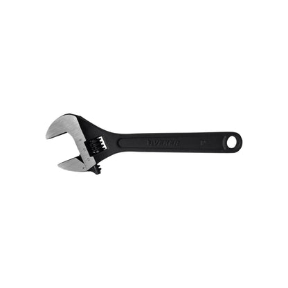 Llave inglesa ajustable 8 pulgadas NVEKER negra con escala de medición milimétrica para mecánica y ferretería