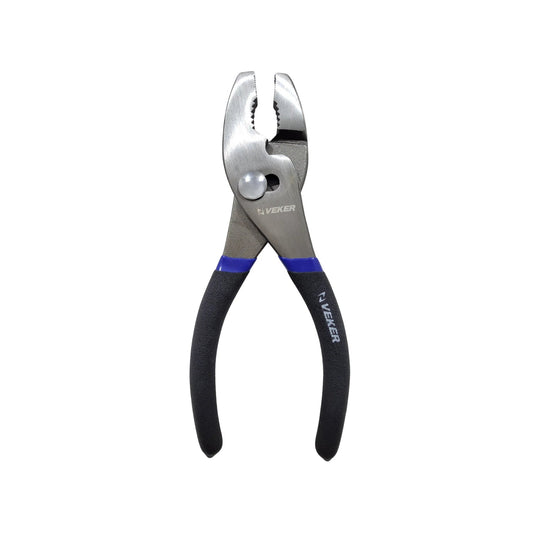Pinza de chofer Veker 6 pulgadas, alicate de ajuste rápido con mango vinil azul y negro para fontanería