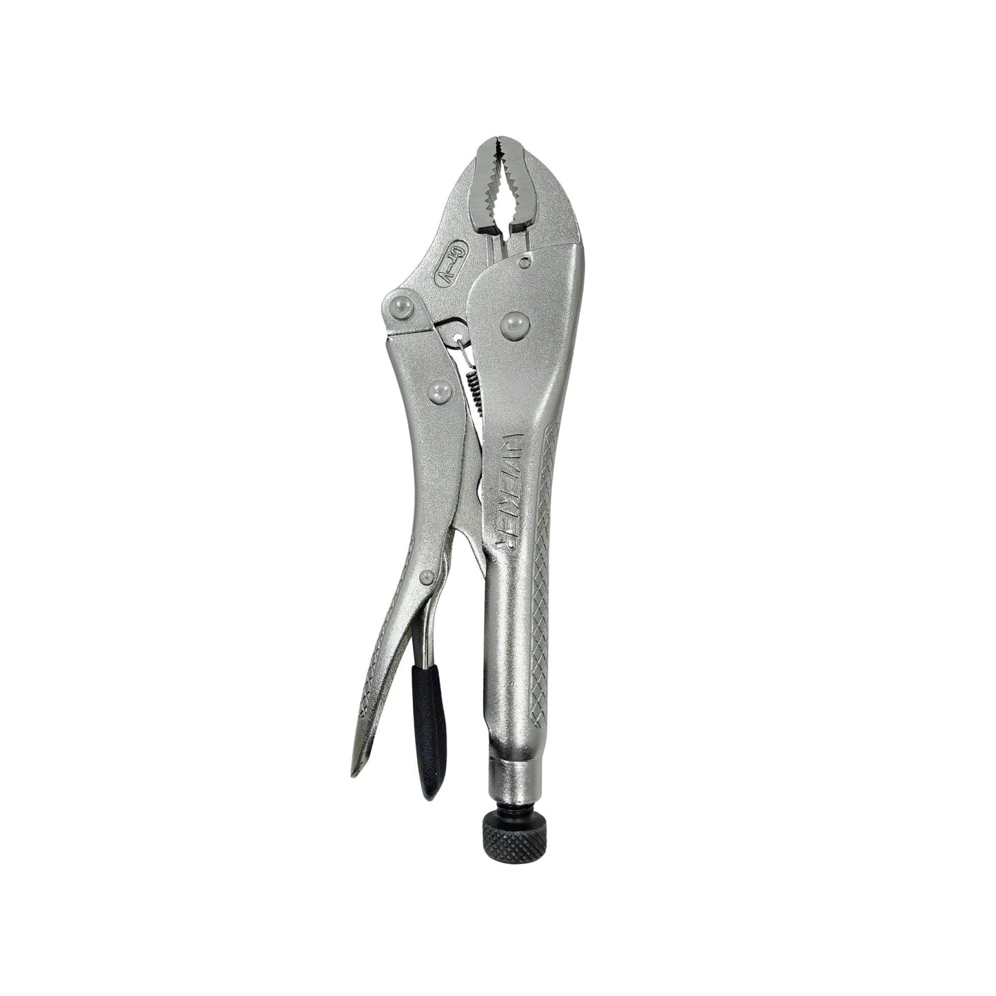 Pinza de presión curva Veker de 10 pulgadas, alicates de bloqueo con mordazas de acero Cr-V para agarre y sujeción profesional