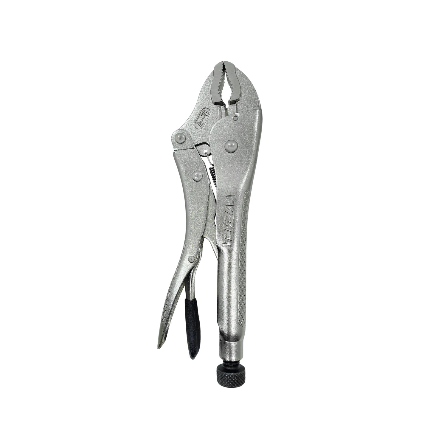 Pinza de presión curva Veker de 10 pulgadas, alicates de bloqueo con mordazas de acero Cr-V para agarre y sujeción profesional