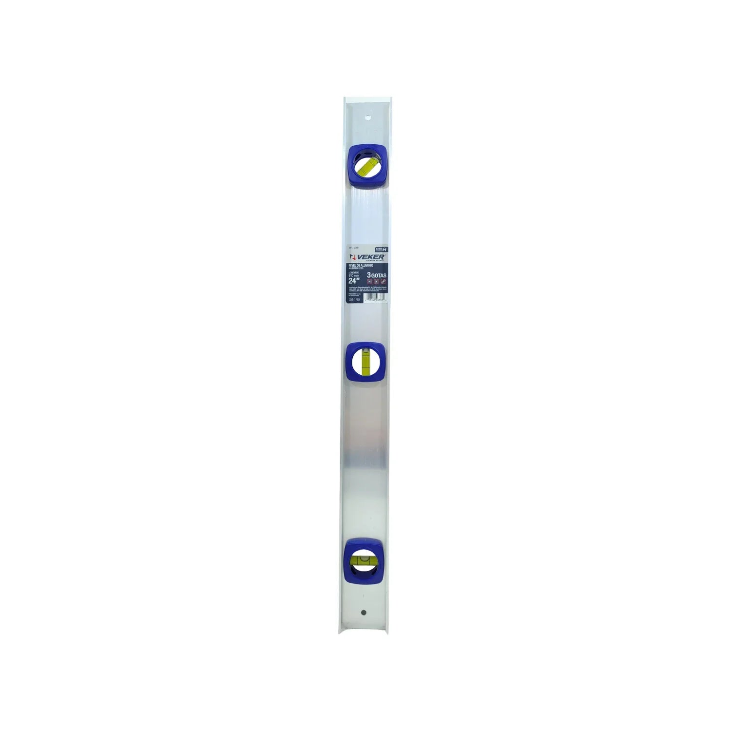 Nivel 24" aluminio Veker 12360