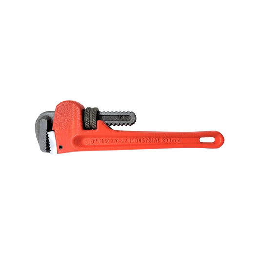 Llave Stilson Veker Industrial de 8 pulgadas 203mm color rojo para trabajos de plomería profesional