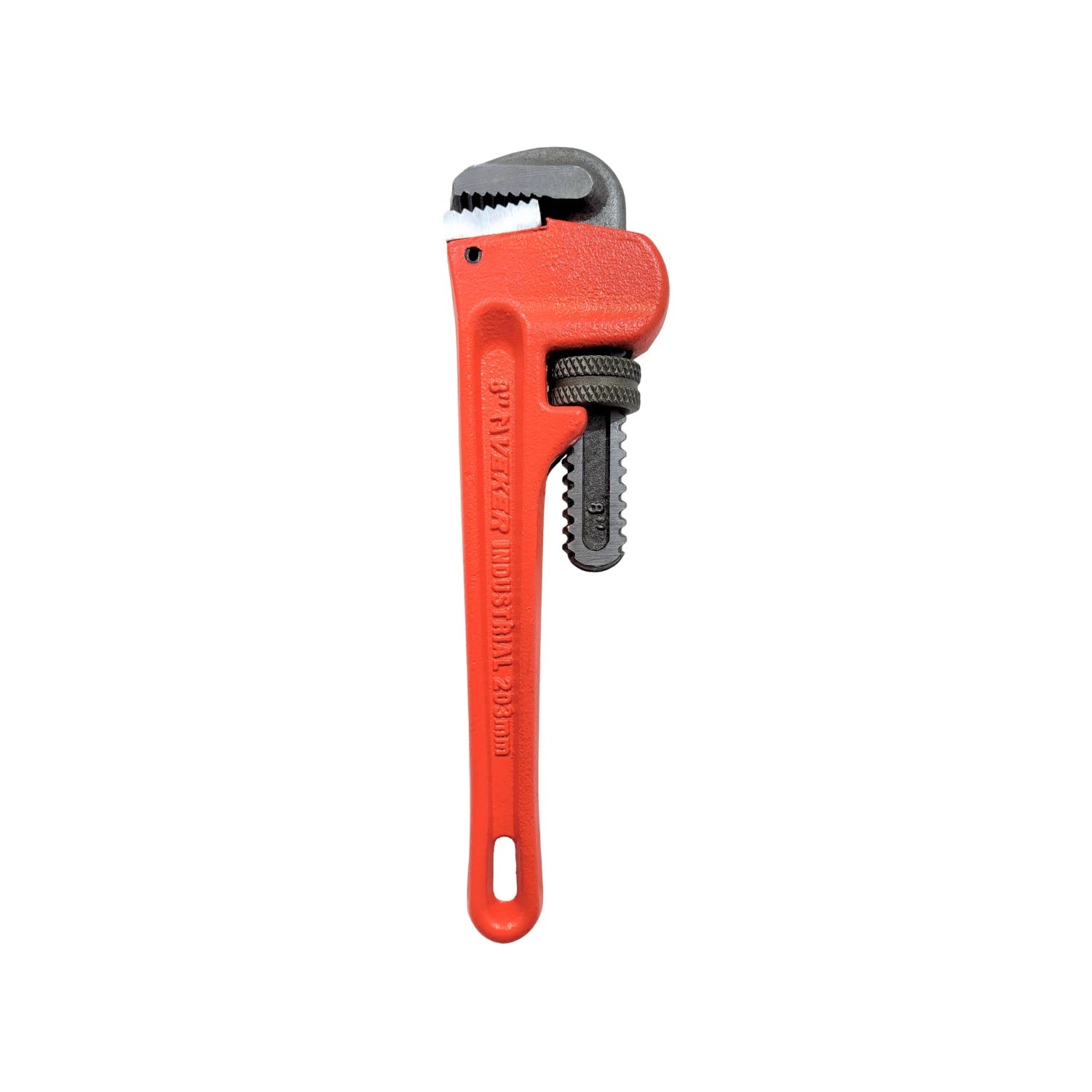 Llave Stillson industrial VEKER 8 pulgadas (203 mm) naranja para tuberías y fontanería