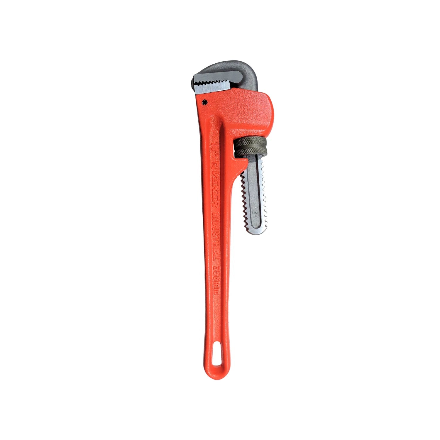 Llave Stilson VEKER ajustable 14 pulgadas 350mm, herramienta de fontanería naranja robusta para tuberías