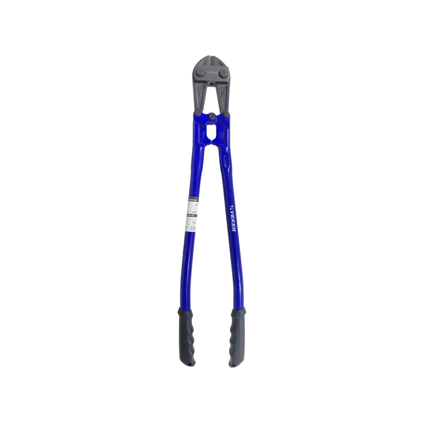 Corta perno Veker azul de 30 pulgadas (76 cm), herramienta de corte robusta para cadenas, candados y pernos.