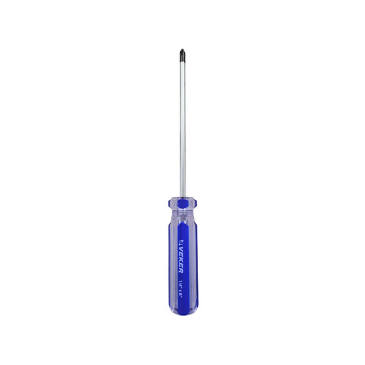 Desarmador de cruz 1/4"x6" Veker 12211
