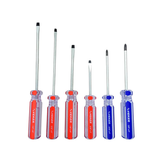 Desarmador juego de 6 piezas Veker 12218