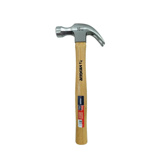 Martillo 16 oz curvo cabo de madera Veker 12311