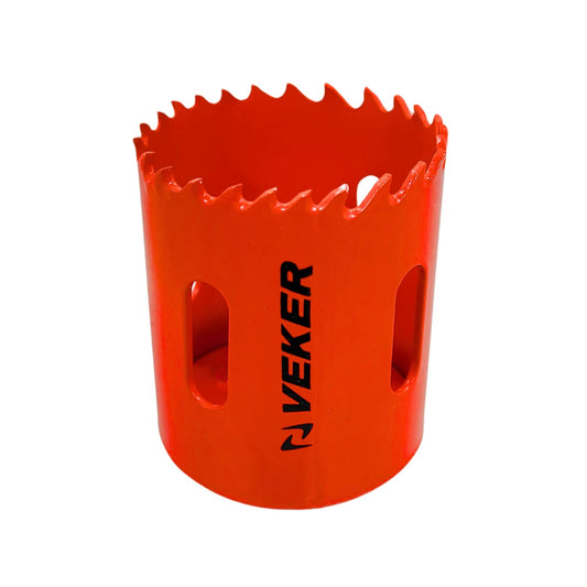 Corta círculos bimetal Veker 1 3/4 pulgadas naranja para perforar madera metal