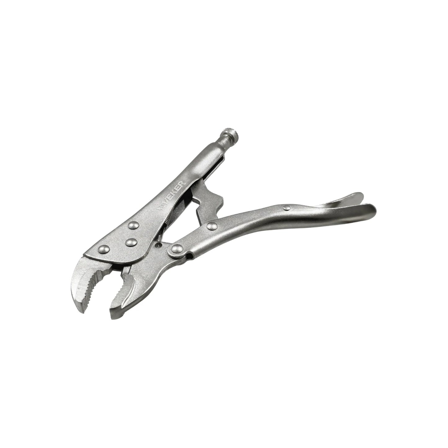 Pinza de presión Veker 10 pulgadas con mordaza curva, herramienta de metal para sujeción robusta