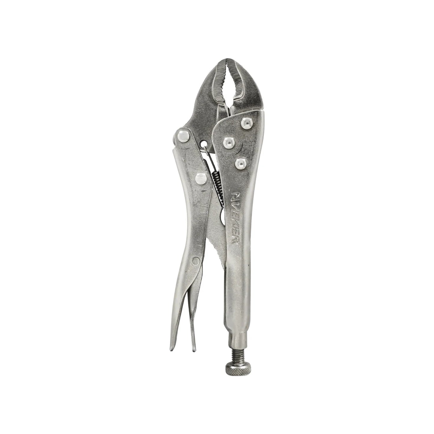 Pinza de presión curva Veker 7 pulgadas, herramienta de sujeción de metal ajustable.