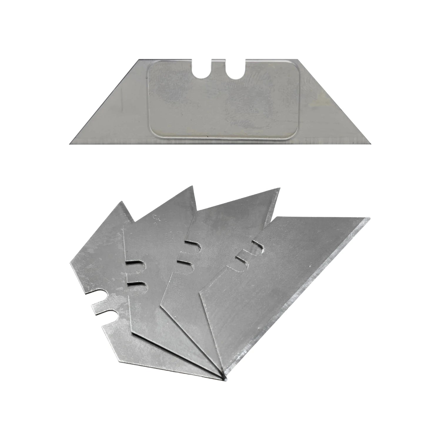 Hojas de repuesto de metal para cúter, juego de cuchillas afiladas para trabajos de corte en ferretería.