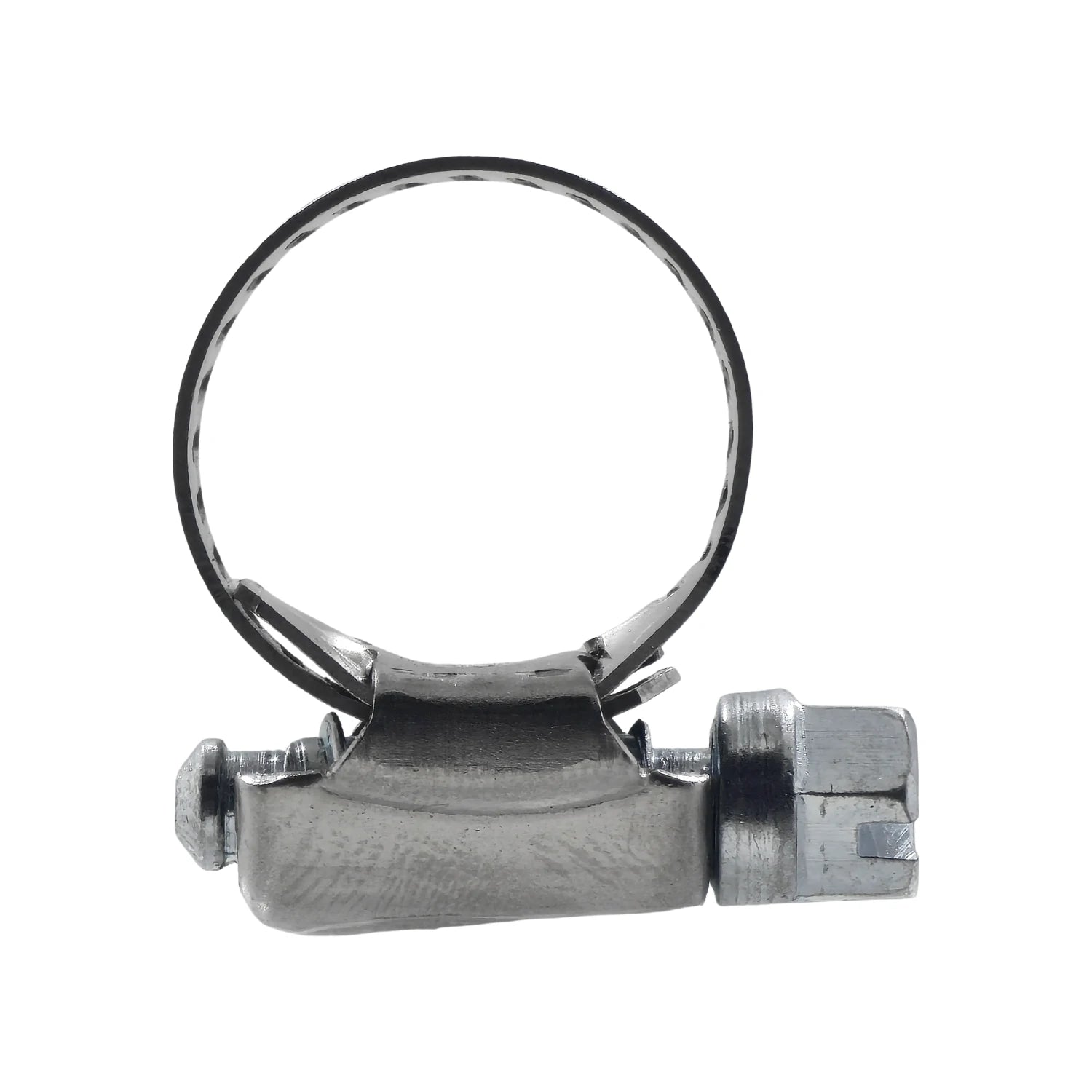 Abrazadera sin fin de acero galvanizado #6 de 3/4" para mangueras