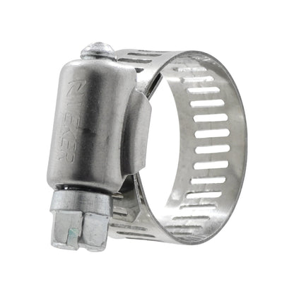 Abrazadera sin fin Veker de acero inoxidable para mangueras y tubos, sujeción segura.
