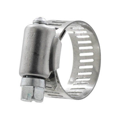 Abrazadera sin fin de acero Veker, ajustable para mangueras, medida #10 1 1/16 pulg.