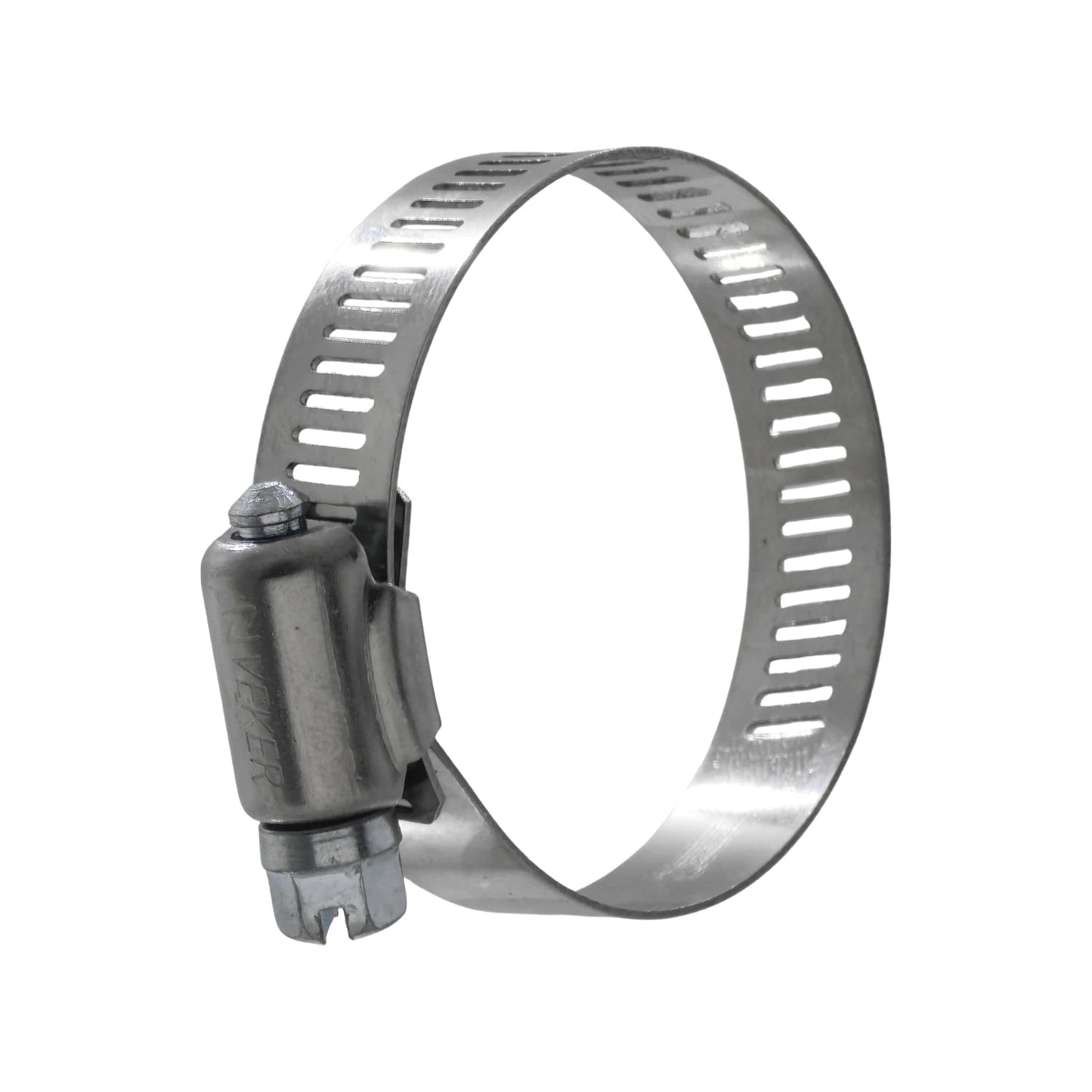 Abrazadera sin fin Veker de acero inoxidable ajustable para mangueras 2 pulgadas, fontanería y automotriz