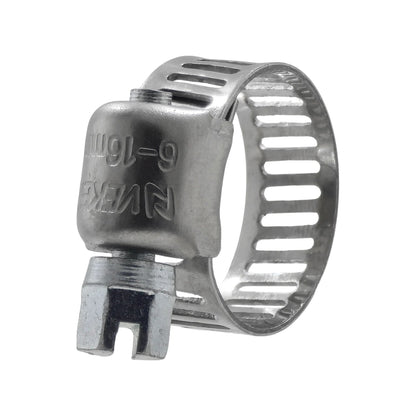 Abrazadera sin fin Veker 6-16mm mini de acero inoxidable para mangueras