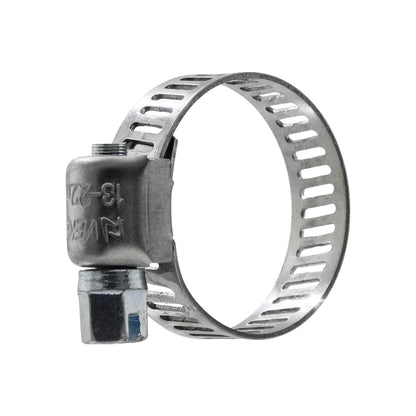 Abrazadera sin fin Veker de acero inoxidable ajustable para mangueras, tamaño mini 7/8 pulgadas