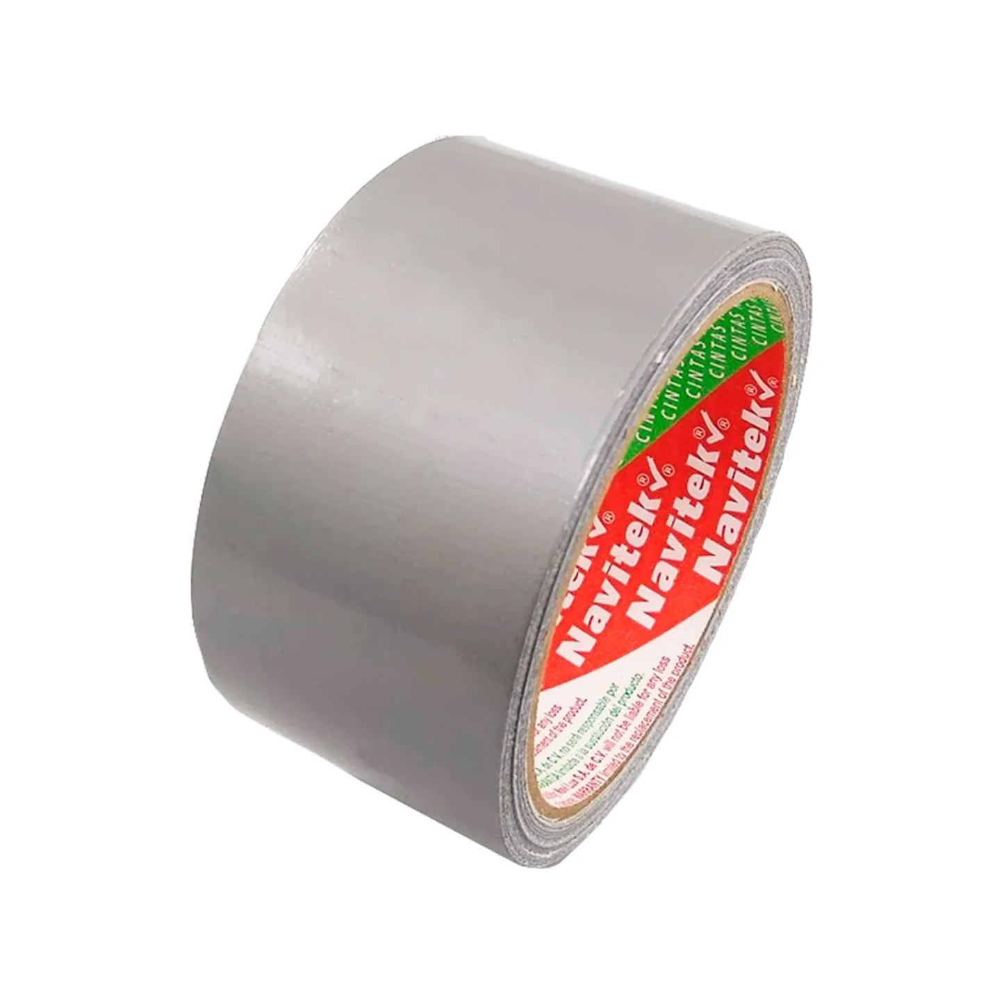 Cinta adhesiva para ductos Navitek gris, rollo multiusos de alta resistencia para ferretería